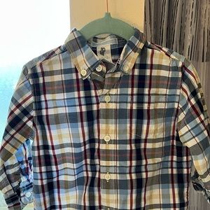 Janie & Jack Long Sleeve Button Down